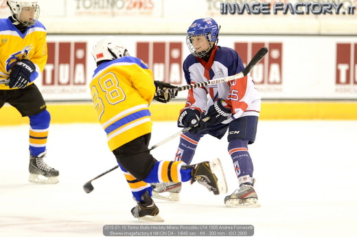 2015-01-10 Torino Bulls-Hockey Milano Rossoblu U14 1005 Andrea Fornasetti